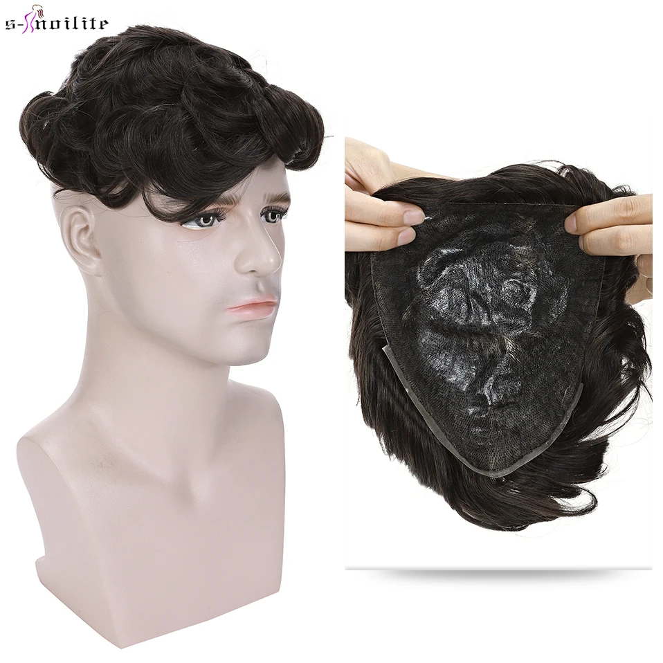 

Парик S-noilite мужской капиллярный, 80 г, 100% натуральных волос