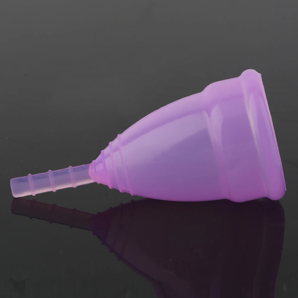 Многоразовая Мягкая силиконовая менструальная чашка большие и маленькие