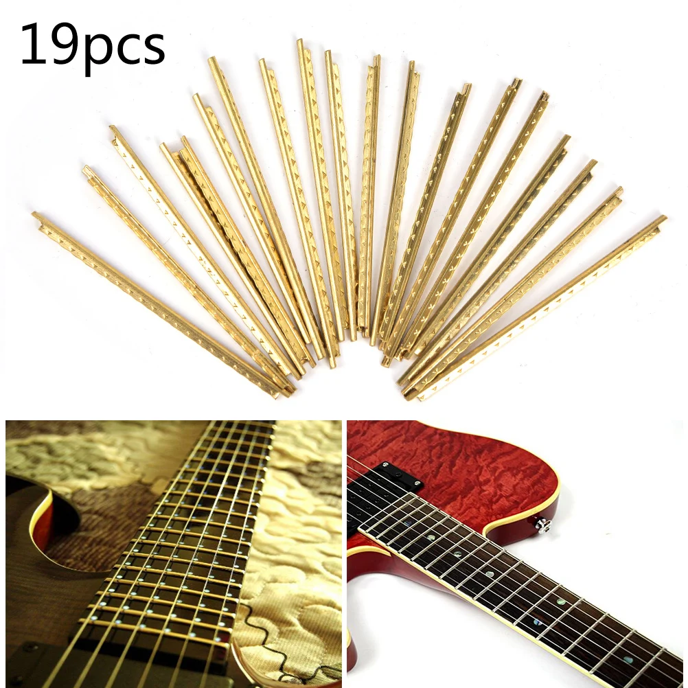 

19 PCS New Acoustic Guitar Fret Wire Set Width 2mm Wholesale
