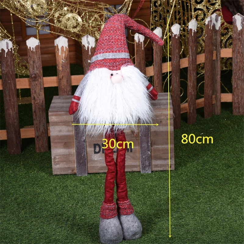 SDZS24601 Navidad фигурка, рождественские украшения для дома, рождественские куклы Санта-Клауса, новогодний adornos de navidad Natal, подарок для детей - Цвет: SDZS24601