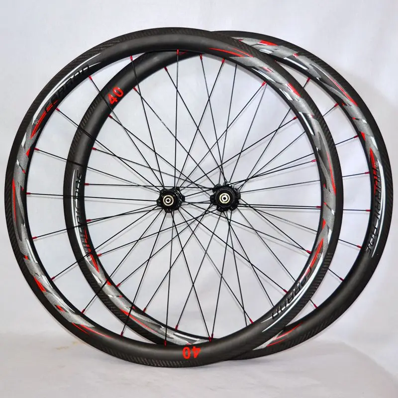 Комплект колес для шоссейного велосипеда PASAK 700C из углеродного волокна обод 40 мм