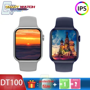 Dt100 smart watch women fitness heart rate sport smart watches bluetooth call 1. 75inch for ios redmi pk iwo 12 amazfit gts 2 w26 1 Item image