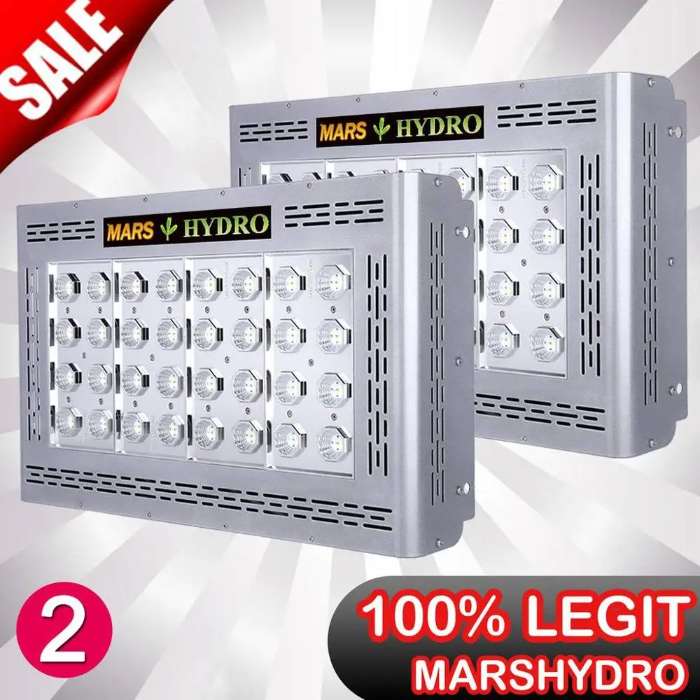 2 шт. Mars Pro II Epistar 800 Вт Светодиодный светильник для выращивания полный спектр
