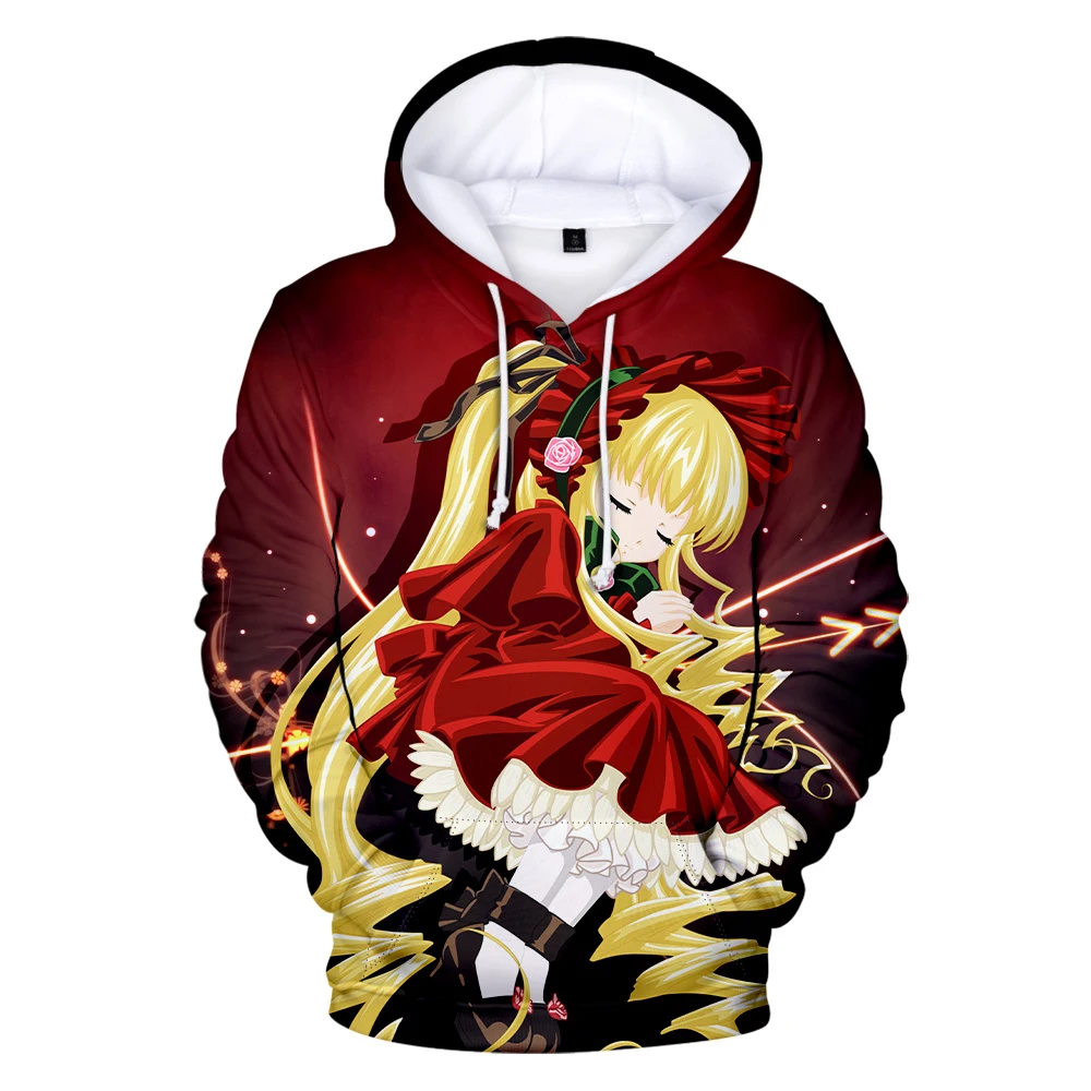 

2021 Rozen Maiden Hoodies Women Men 3D Prints Anime Hooded Sweatshirt Fashion Streetwear Pullover Tracksuit clothing