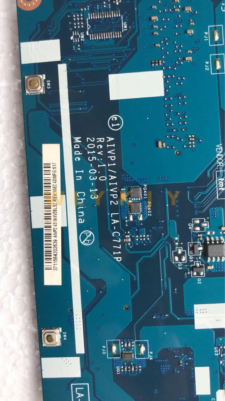 Abdo AIVP1/AIVP2 LA-C771P материнская плата для Lenovo 100-15IBY B50-10 ноутбук CPU N2840 N2830 DDR3 100% тестовая