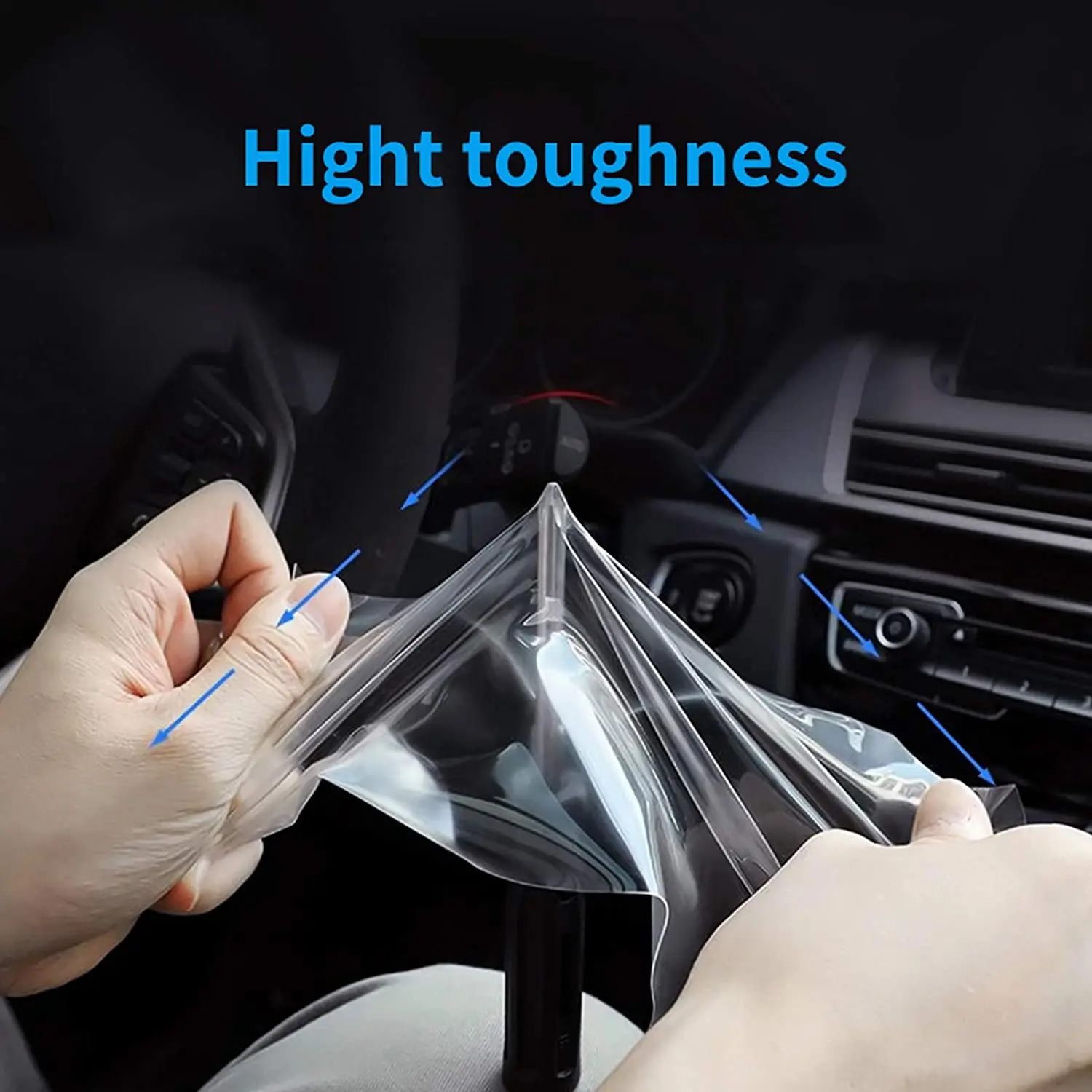 

2PCS CAR LH+RH Smoke Transparent TPU Headlights Lamp Protective Precut Film Sticker Cover Trim For Audi Q2 SQ2 2016 Accessories
