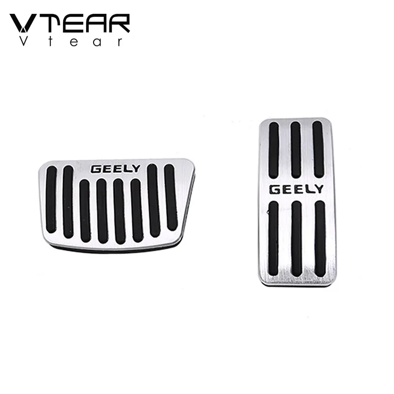 

Vtear для Джили Атлас Geely Atlas Emgrand NL-3 Proton X70 автомобильные газовые педали для ног, накладка на педаль тормоза, накладки на педали, аксессуары для укладки автомобиля аксесуары 2019 2016 2017 2018 2020