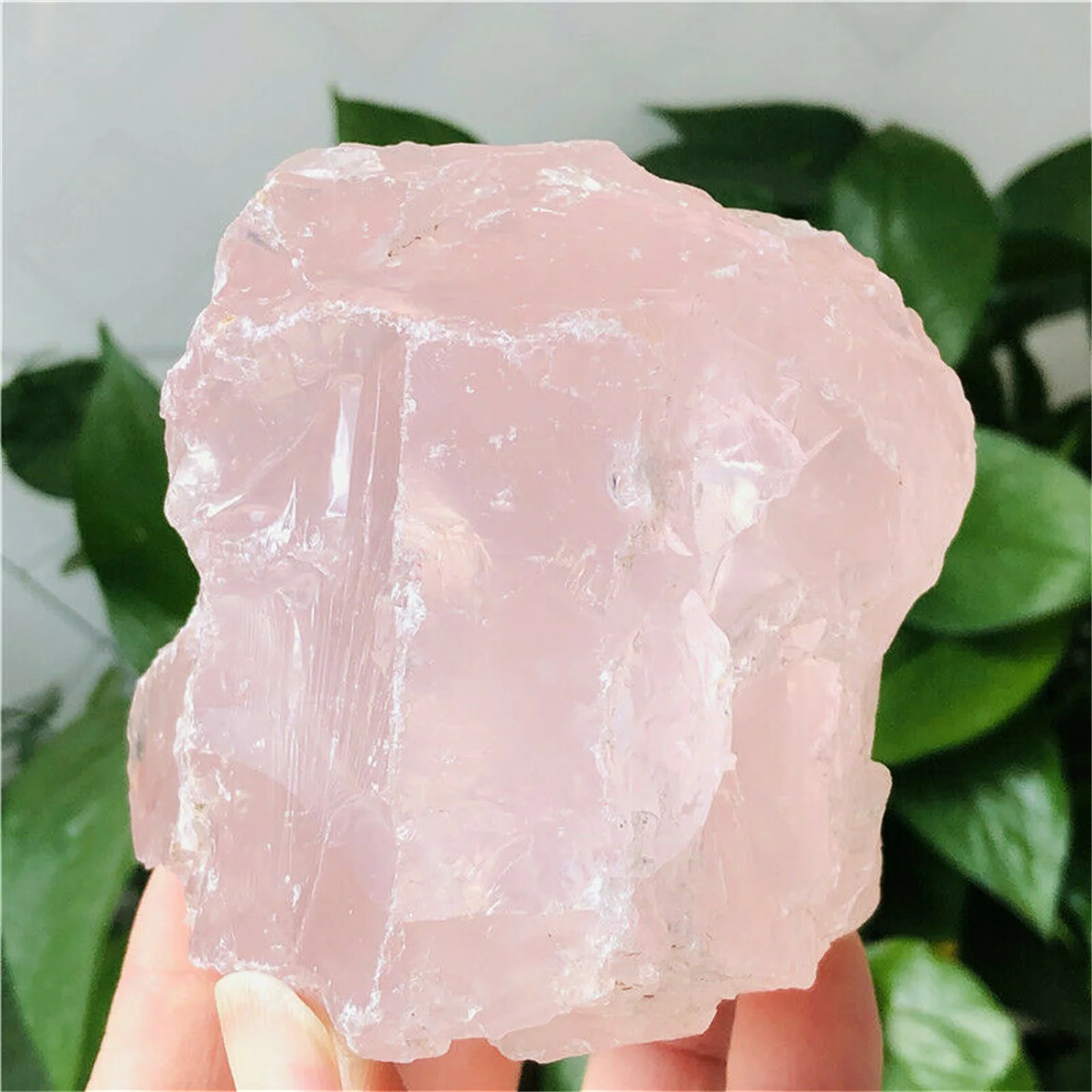 

NATURAL POWDER ROSE QUARTZ CRYSTAL RAW STONE MINERAL HEALING