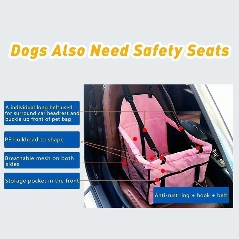 Сумка для сиденья собак Складная подвесная койка животных водонепроницаемый