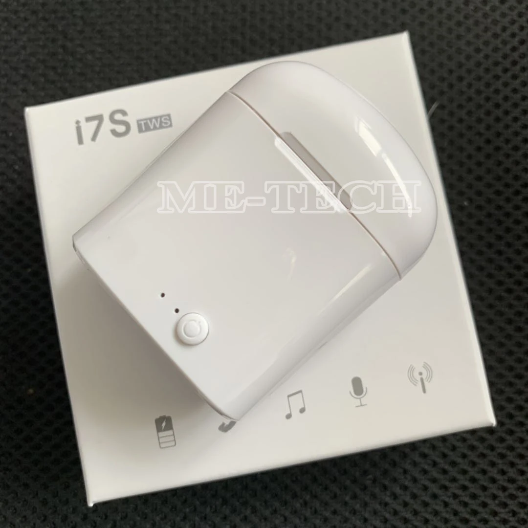 20 шт. мини I7S TWS наушники беспроводные Bluetooth V5.0 двойные i7 Близнецы с микрофоном