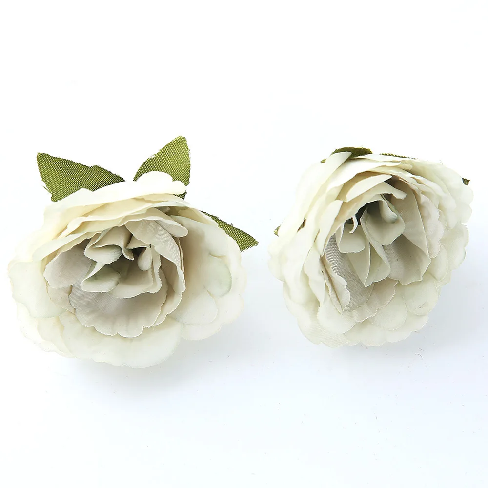 Искусственный цветок 10 шт./лот 4 см шелковая головка розы для свадебвечерние НКИ