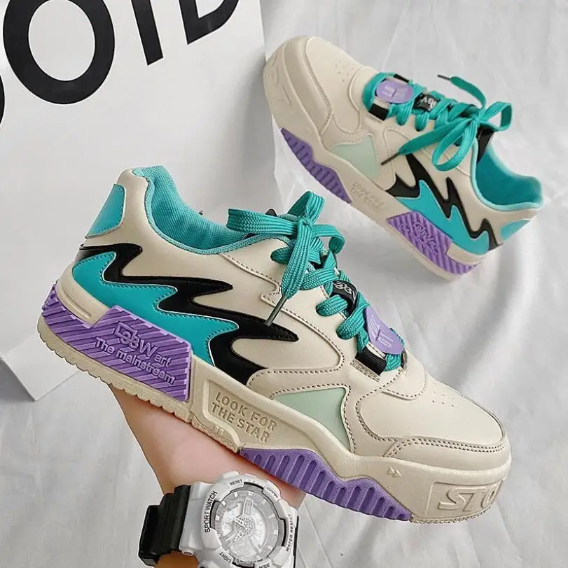 

New Style Trend 2022 Sports Shoes Men Comfortable Platform SkateBoard Shoes Sneakers Man High Quality Men's Shoes Zapatos Hombre