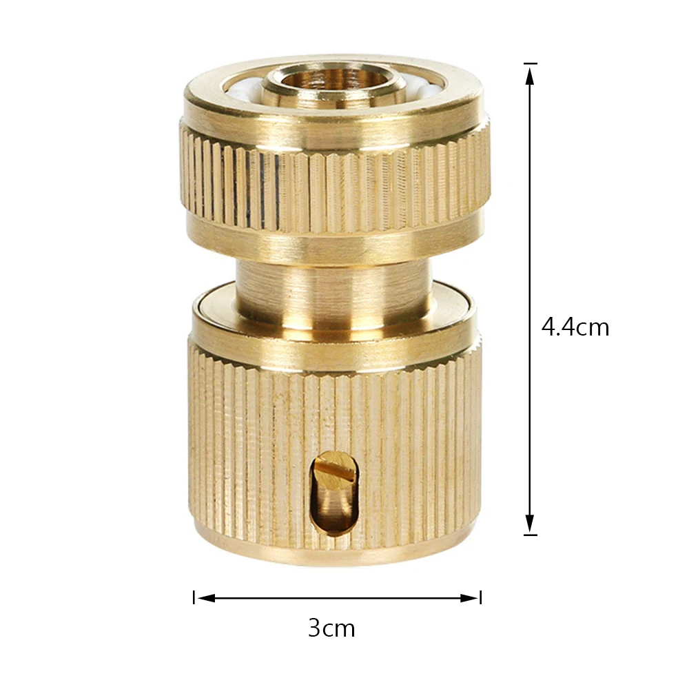 1 шт. латунный быстрый соединитель садовый шланг для полива Адаптер шланга кран