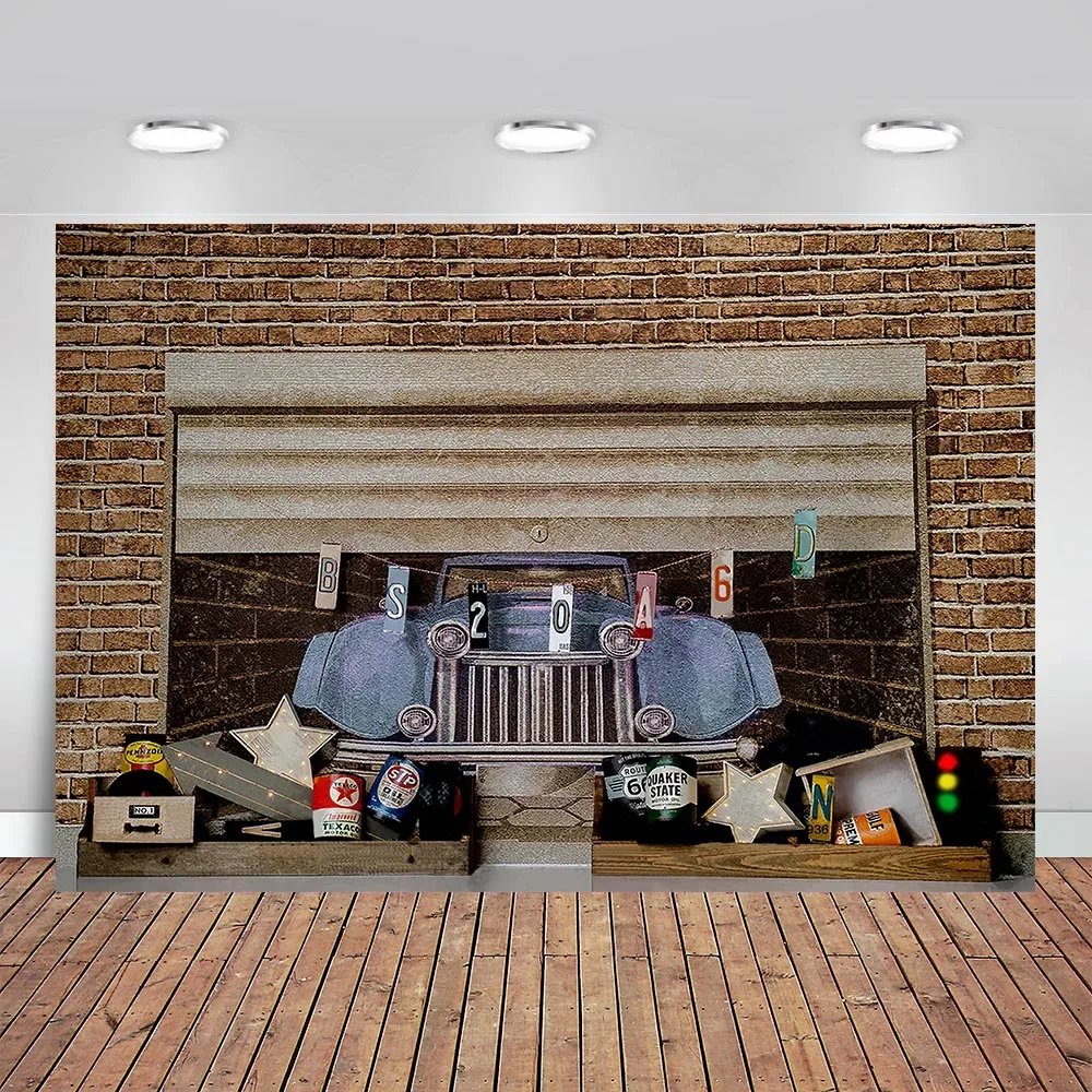 

Garage Backdrop House Carport Photography Background Birthday Party Photo Studio Banner