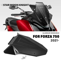 motorcycle accessories aluminum windscreen windshield wind shield deflector fit for honda for forza 750 for forza750 2021