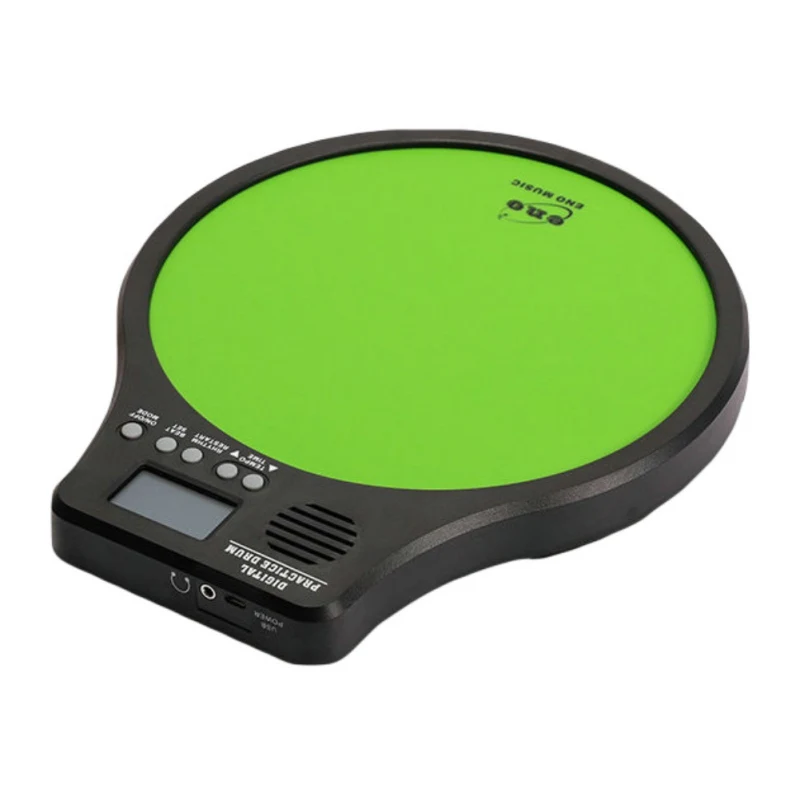 

Portable Digital Electric Electronic Drum Pad Lightweight skid-proof Shockproof Training Practice Metronome Counter Accessories