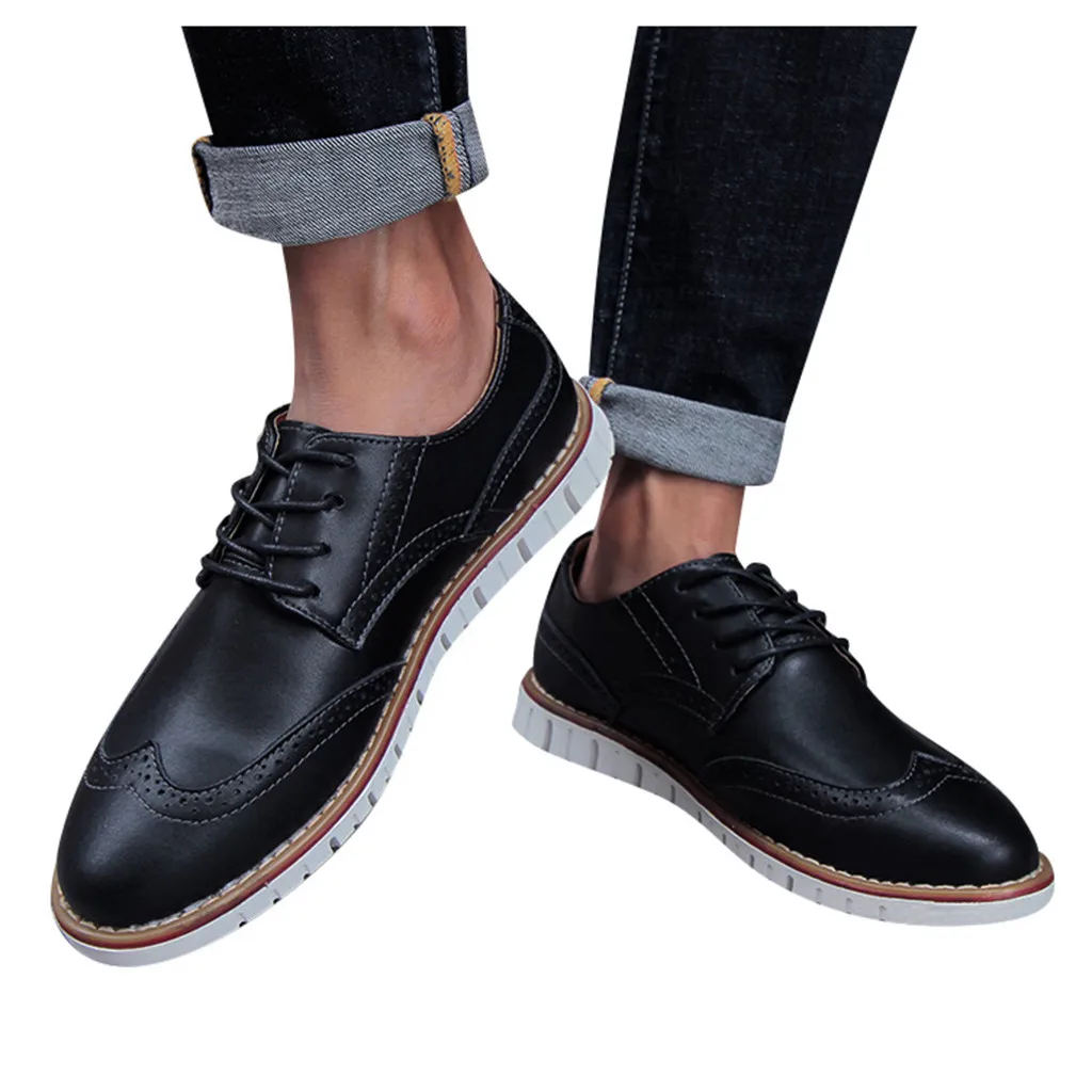 Легкая Мужская обувь в деловом стиле повседневные Лоферы со шнуровкой сетчатые