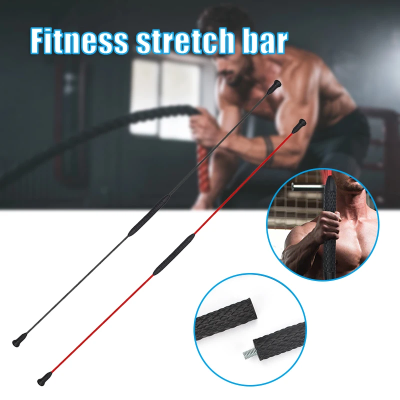 

Removable Fitness Exercise Bar High-frequency Vibration Training Bar for Muscle Exercise Lose Weight ASD88