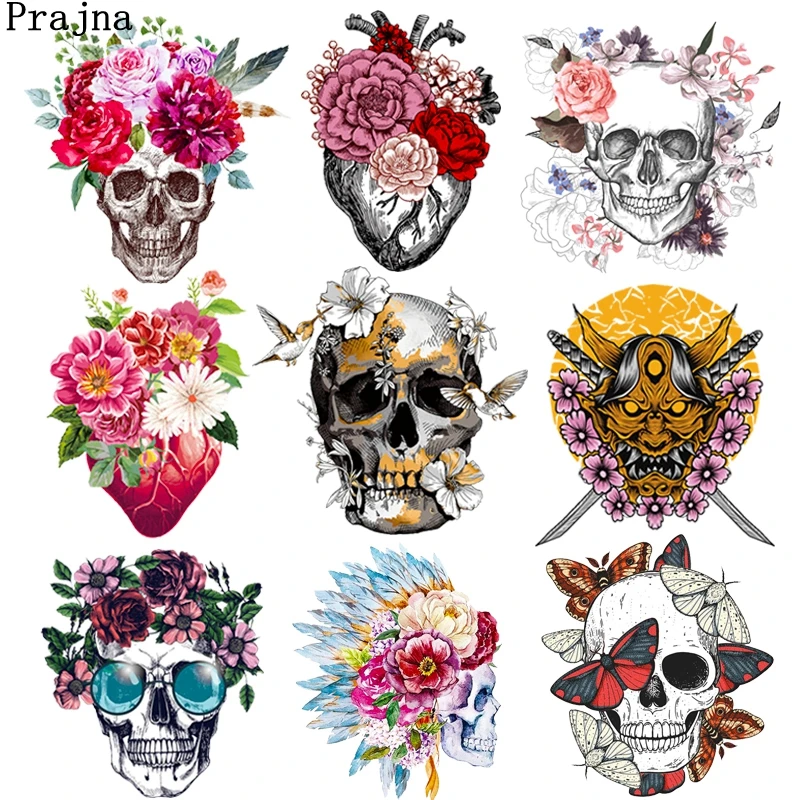 Термопатчи с розовыми бабочками черепами термопатчи термоклеевым покрытием для