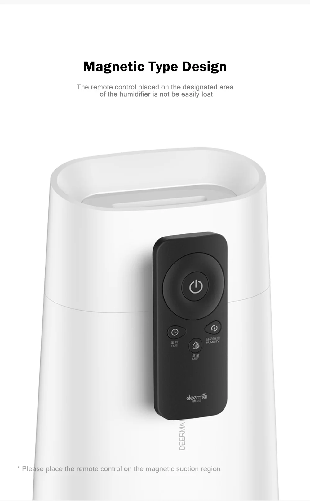 Deerma LD220 4L умный увлажнитель воздуха с сенсорным экраном, стоящий холодный туман, ароматерапия, увлажнитель эфирного масла, пульт дистанционного управления