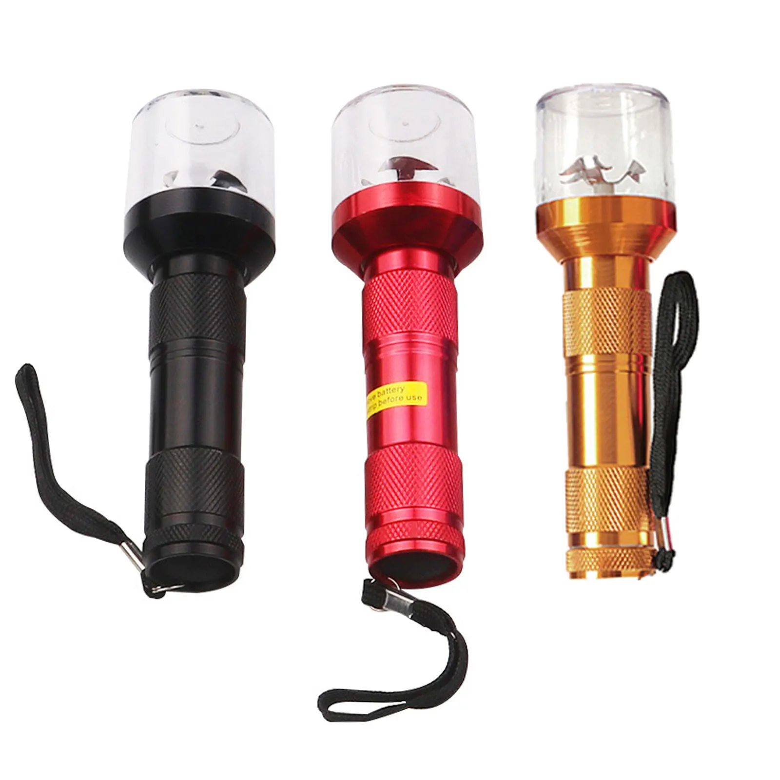 

Electric Torch Shape Grinder Crusher Crank Leaf Tobacco Smoke Spice Herb Muller Machine Herb Tobacco Grinder