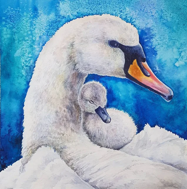 

Diamond Painting 5D Swan Full Drill Square Diamond Embroidery Animal Cross Stitch Beaded Kits DIY Rhinestones Wall Art
