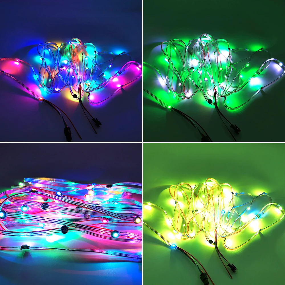DIY Wifi матричная гирлянда на окно с WS2812B пиксели RGB светодиодный модуль радиатор