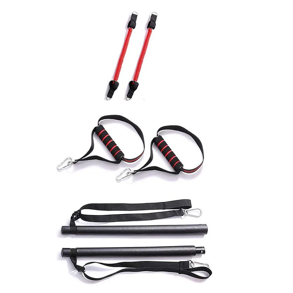 

1set Fitness Resistance Tube Band Yoga Gym Stretch Pull Rope Exercise Training Expander Door Anchor With Handle Ankle Strap #T2G