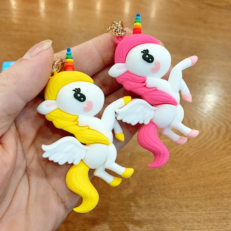 

Kawaii Unicorn Keychain Cartoon Doll Backpack Pendant Keychain Jewelry Children Birthday Toy Valentine's Day Gift