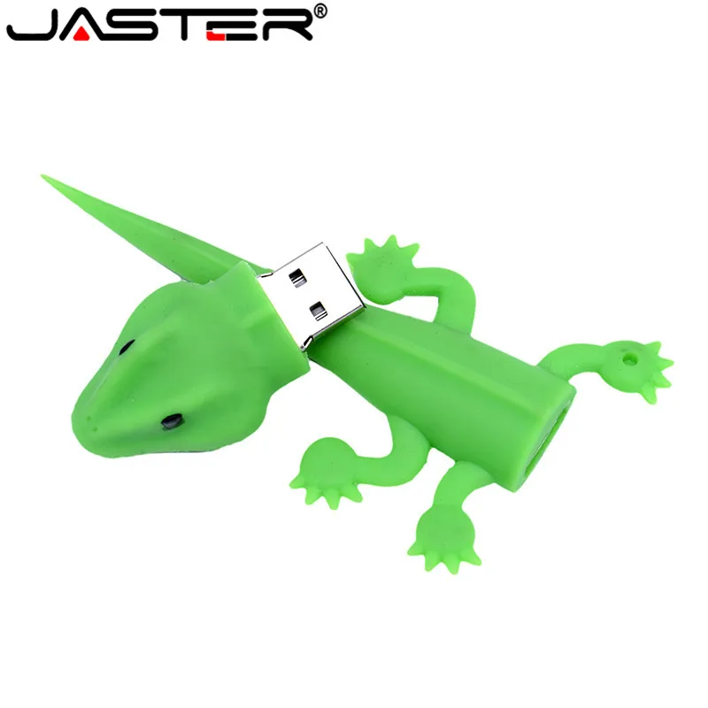 Корабль USB флэш-накопитель зеленые броши в виде ящерицы 4GB/8GB/16GB/32GB/64GB Gecko флеш-диск