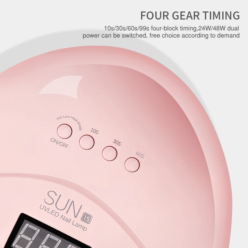 Светодиодная УФ лампа для сушки гель лака 30 светодиодов|Сушилки ногтей| |