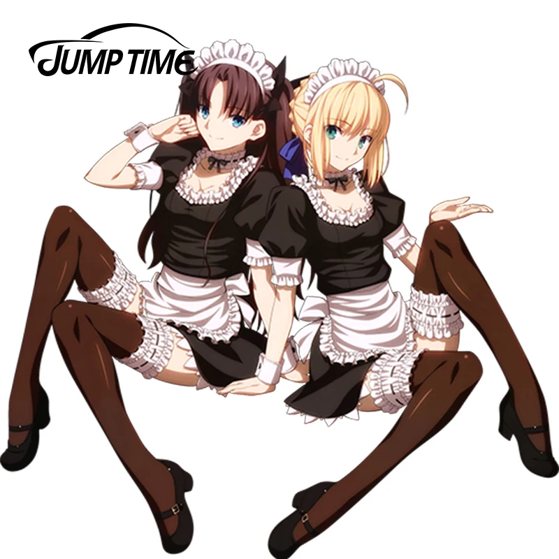 JumpTime 13 см x 12 1 JDM аниме Наклейка на окно саблей Тосака Рин гремори автостайлинг