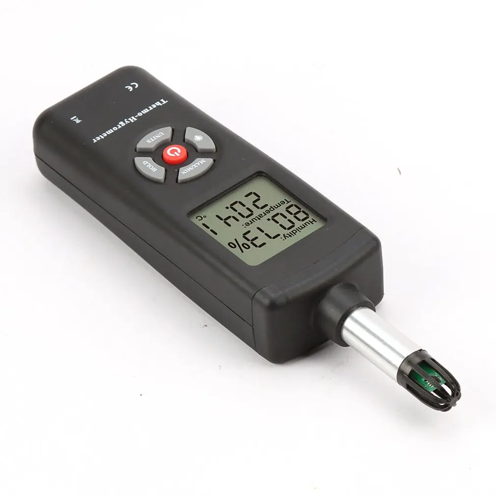 Цифровой ЖК-термометр гигрометр Измеритель температуры и влажности Psychrometer