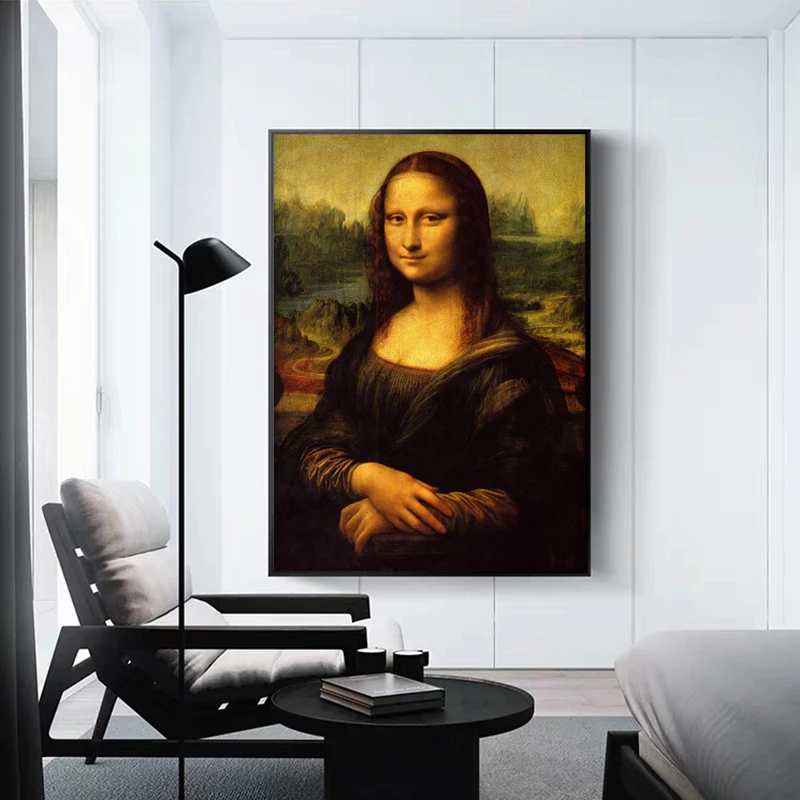 Улыбка Моны Лизы Алмазная картина 5D полная дрель Классическая масляная Мозаика