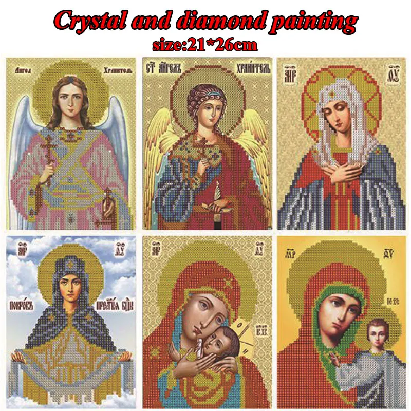 

Meaningful Crystal Diamond Painting Decorative Painting Ornament Diamond Painting Religious Style Diamond Home Decorative