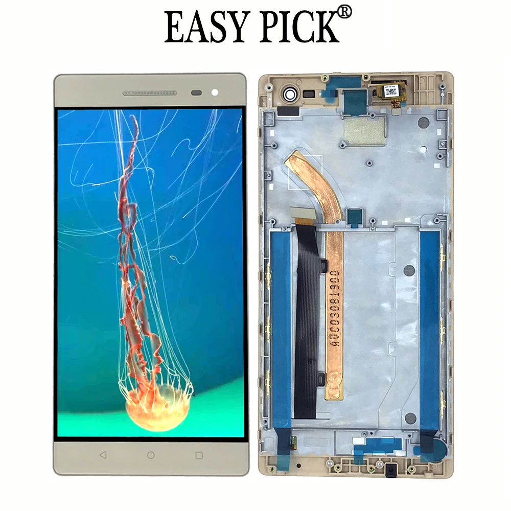 Для lenovo Phab 2 Pro PB2-690M PB2-690Y PB2-690N ЖК-дисплей Дисплей кодирующий преобразователь сенсорного экрана в сборе запасные с рамкой