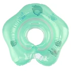Круг-поплавок для новорожденных, Детские аксессуары для плавания, защитное кольцо для шеи, надувной круг для купания