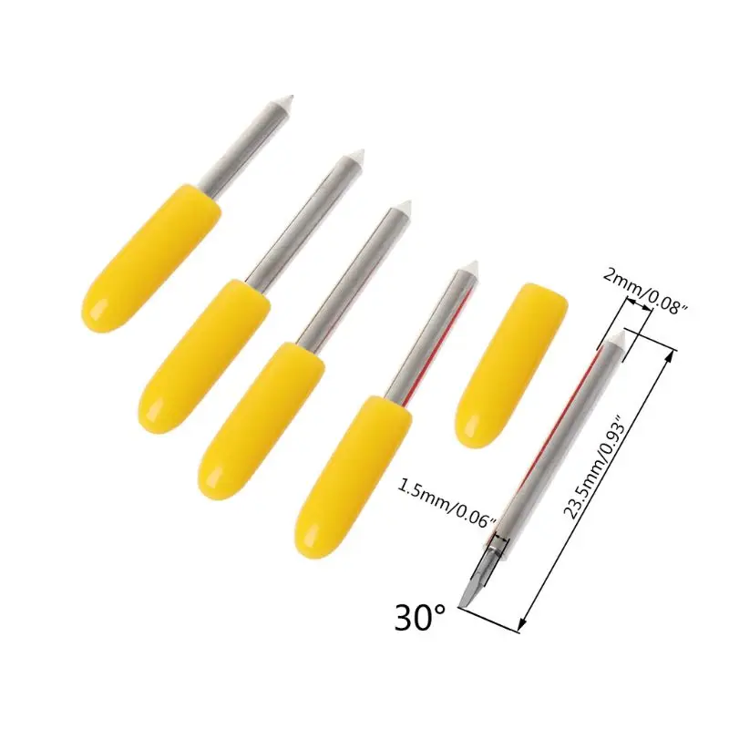 

5Pcs 30 /45/ 60 Degree Blades Cutting Plotter For Roland Vinyl Cutter Blade