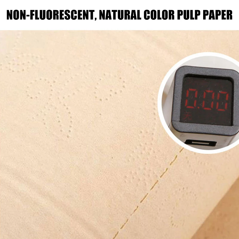 

2020 Hot 6 Rolls Toilet Paper Tissue 4 Layer Soft Skin-Friendly Safe for Bathroom Home ED889