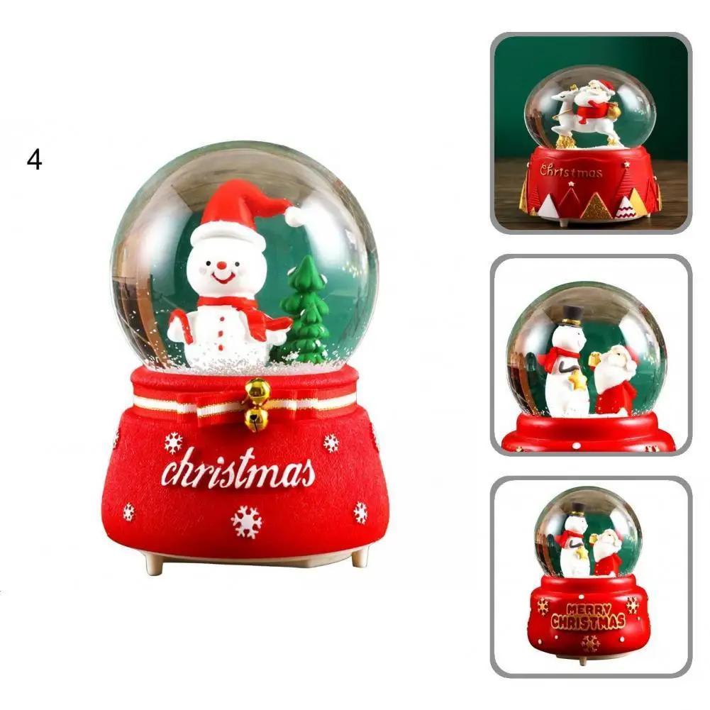 

Multi-purpose Desktop Decor 3D Cartoon Christmas Music Box Ornament Girl Gift
