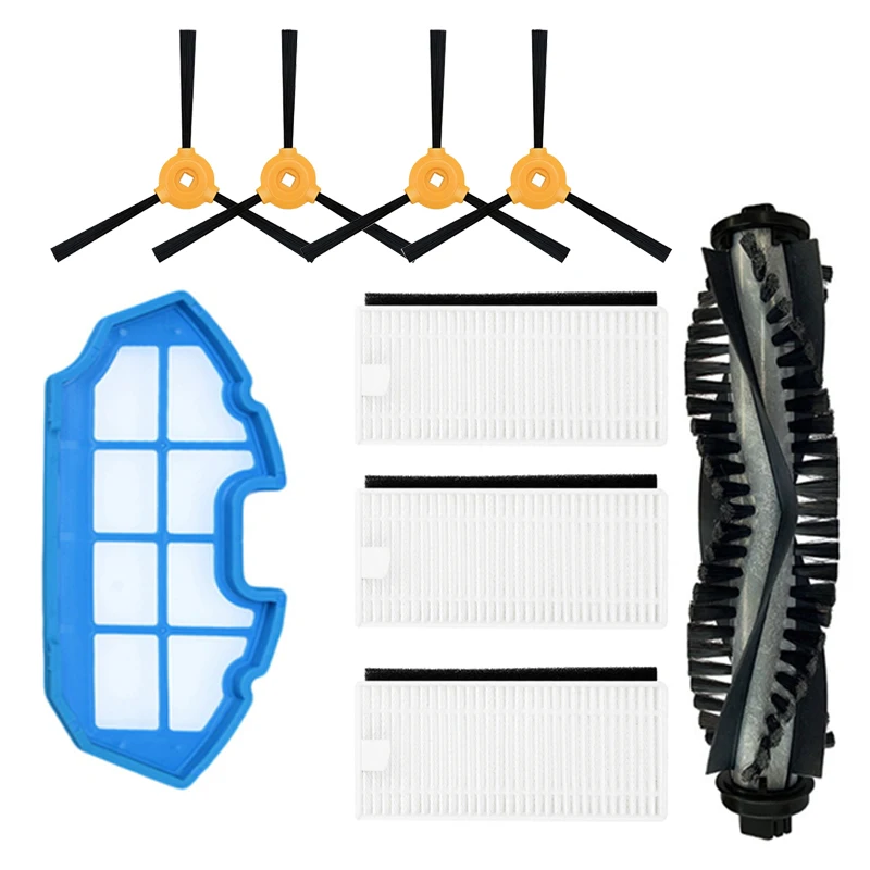 

Primary Filters HEPA Filter for MOOSOO MT720 MT710 MT501 Robot Vacuum Cleaner Main Roller Brush Side Brushes Accessories