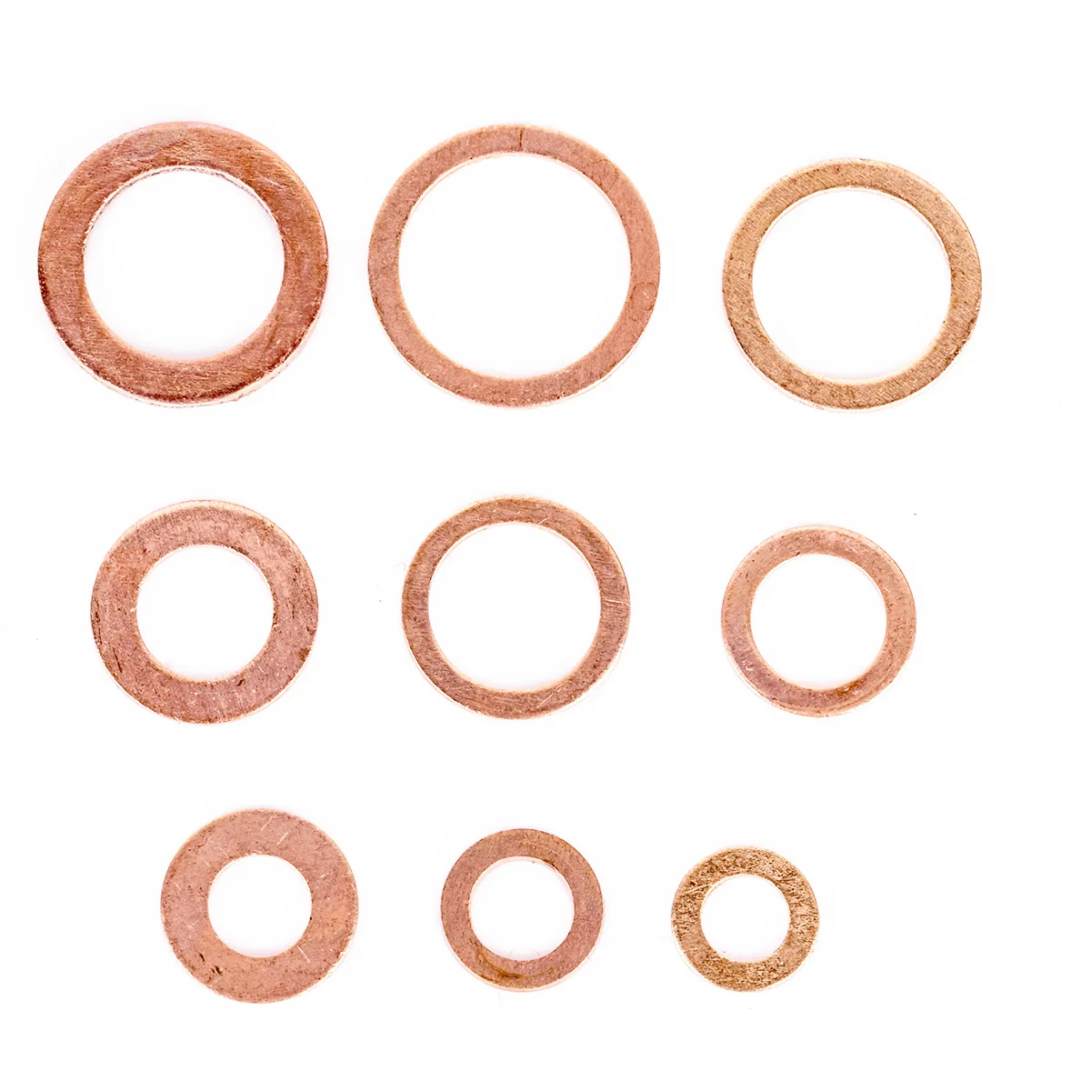 Шайба из твердой меди плоское кольцо 5 шт. уплотнительная прокладка пробка