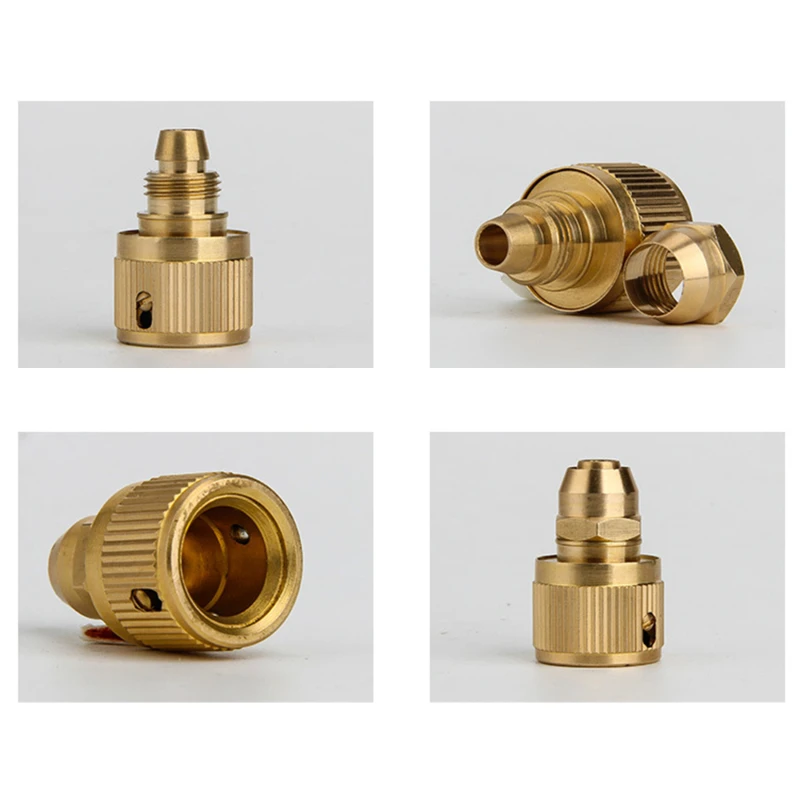 1 шт. латунный кран для быстрого соединения 3/8 &quotшланговый замок Гайка полива и