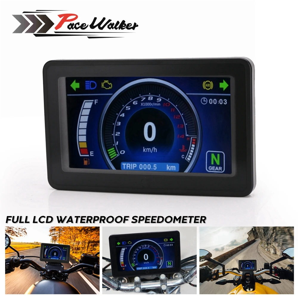 Универсальный мотоцикл 1 2 4 цилиндра ЖК дисплей Дисплей мульти Функция приборной