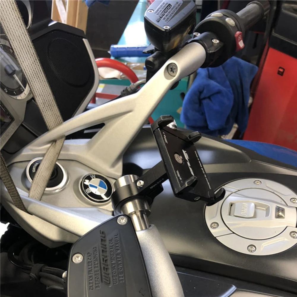 

Mobile Riser Kit phone bracket extension rod For BMW K1600GT K1600GTL R1200RT universal support mobile phone navigation bracket