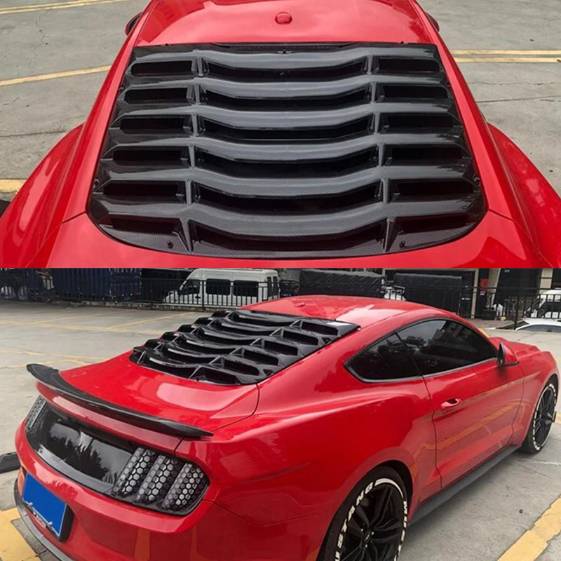 Декоративные жалюзи CEYUSOT для заднего стекла из АБС пластика окна Ford Mustang крышка