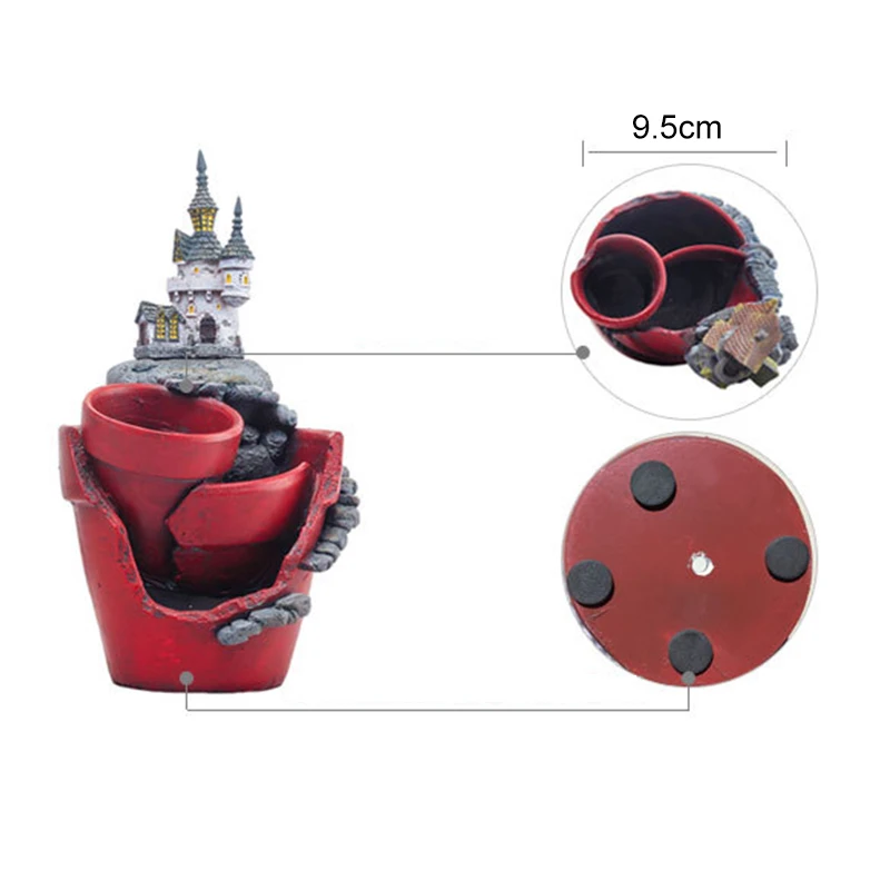 Домик из полимерной глины в форме садового горшка бонсай цветочные горшки для