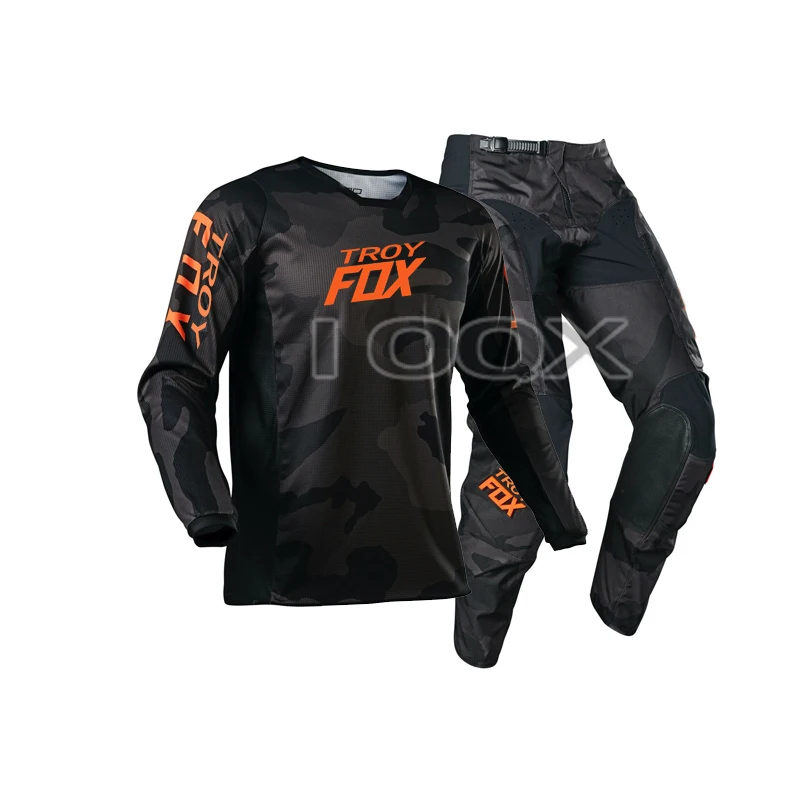 

Troy Fox 180 Oktiv Trev Jersey Pants Motorbike Motocross Racing Offroad Suit Mens Kits Street Moto Gear Set