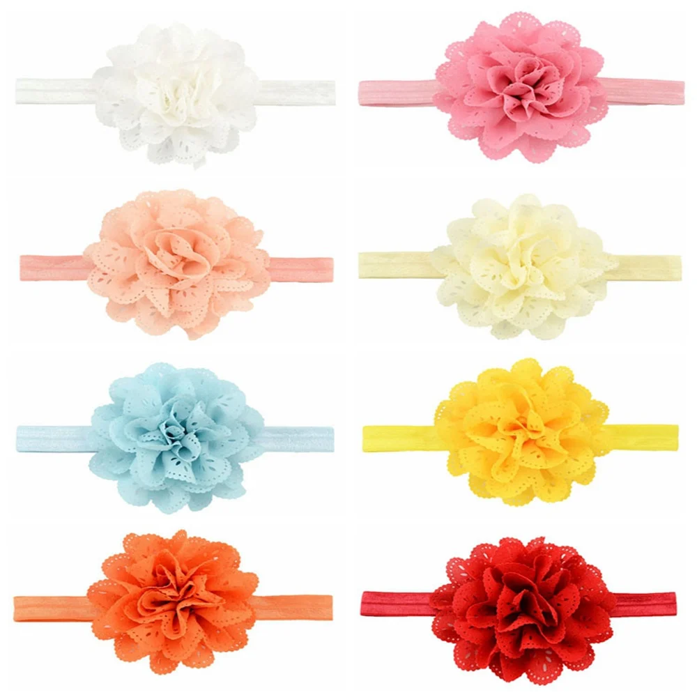 Новый дизайн красивая повязка на голову ручной работы с эластичным цветочным