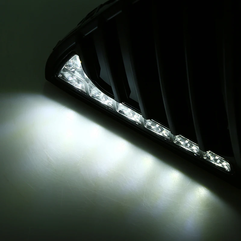 Автомобильный передний бампер posbay дневной ходовой светильник для Ford Focus